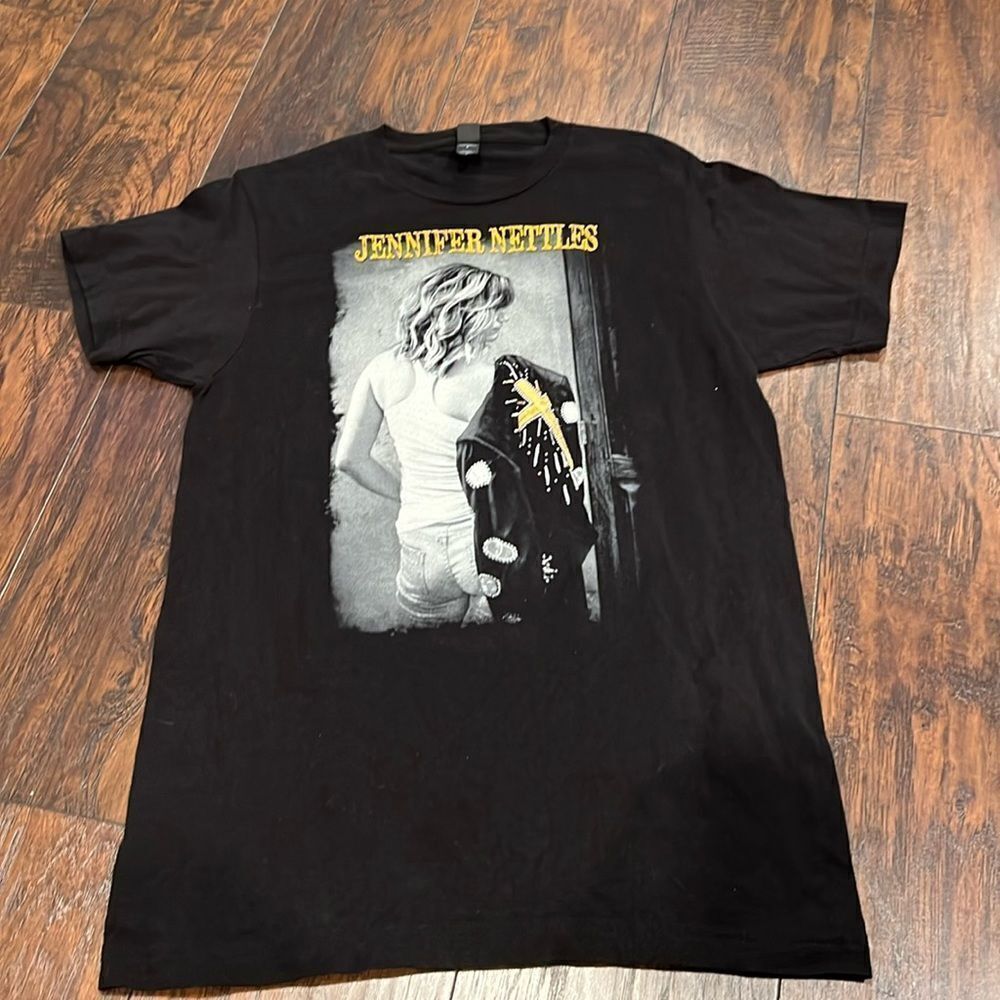 Jennifer Nettles Tour 2014 Ladies Medium Black Short Sleeve T-Shirt. EUC
